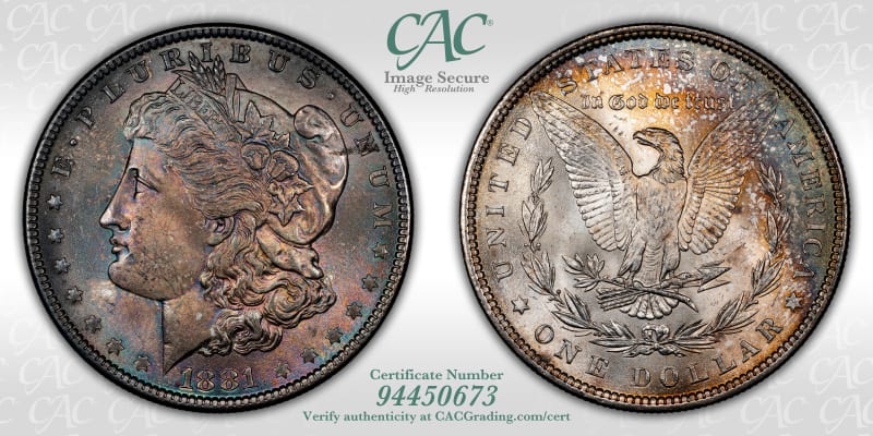 CAC Grading Coin Image Secure