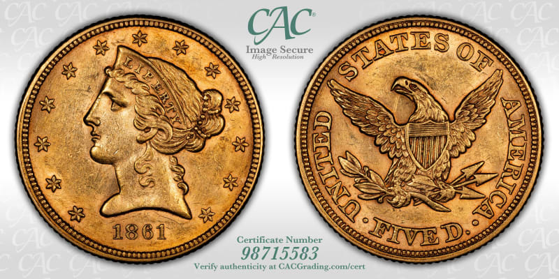 CAC Grading Coin Image Secure