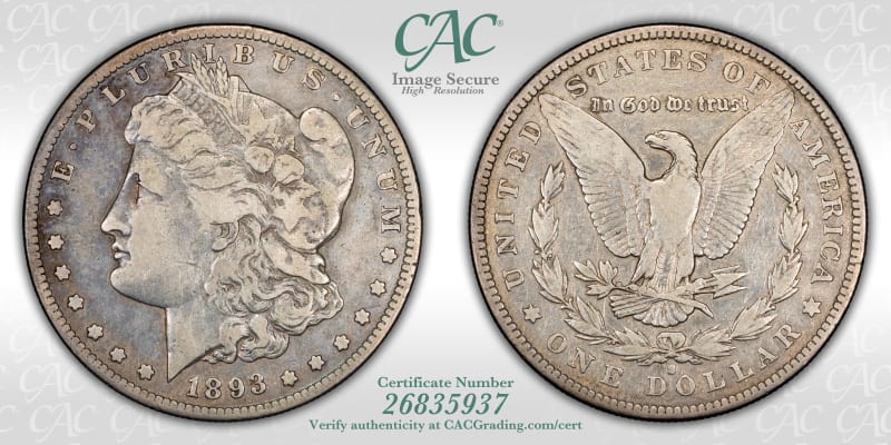 CAC Grading Coin Image Secure