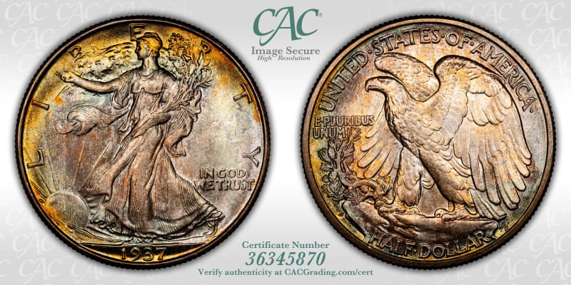 CAC Grading Coin Image Secure