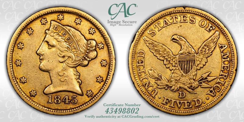 CAC Grading Coin Image Secure