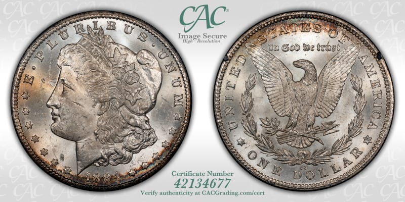 CAC Grading Coin Image Secure