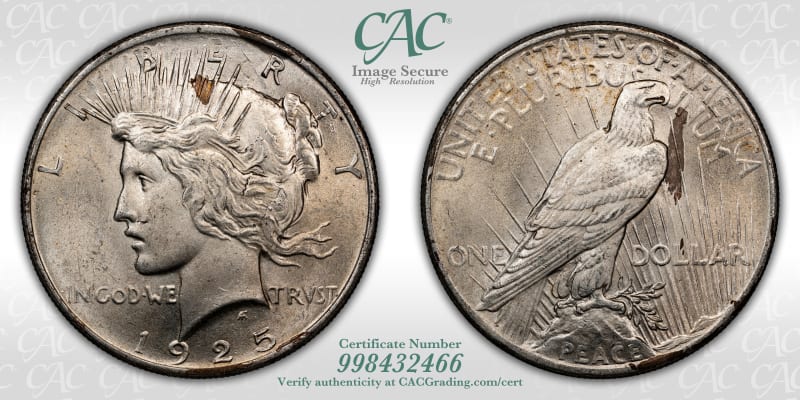 CAC Grading Coin Image Secure
