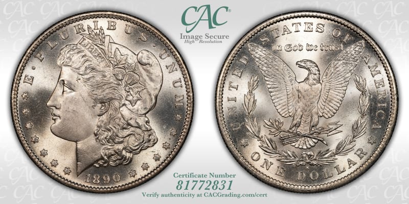 CAC Grading Coin Image Secure