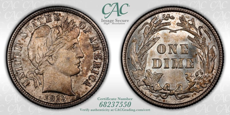 CAC Grading Coin Image Secure