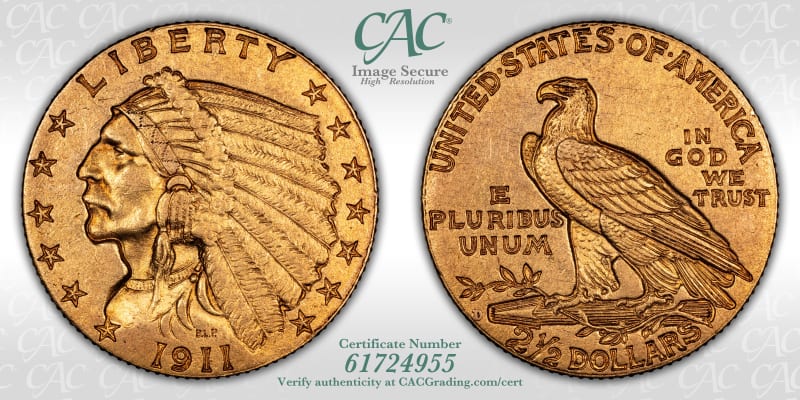 CAC Grading Coin Image Secure