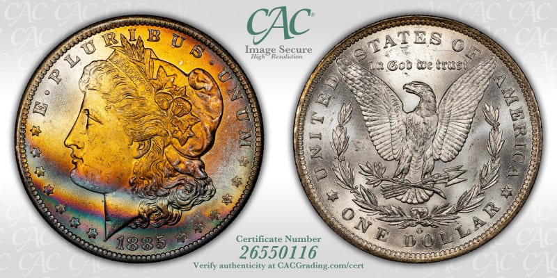 CAC Grading Coin Image Secure