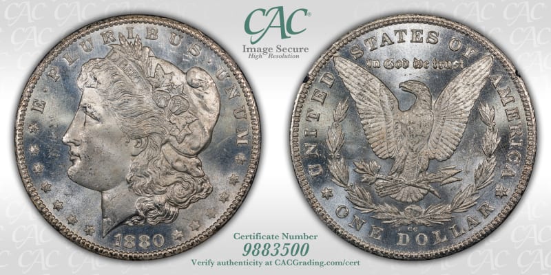 CAC Grading Coin Image Secure