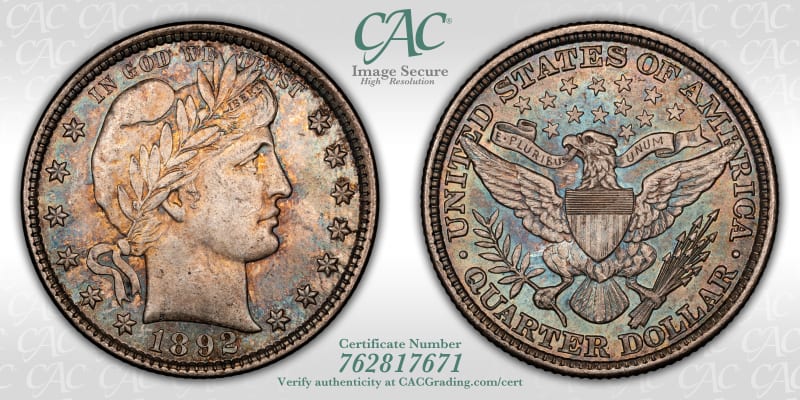 CAC Grading Coin Image Secure