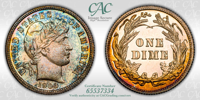 CAC Grading Coin Image Secure