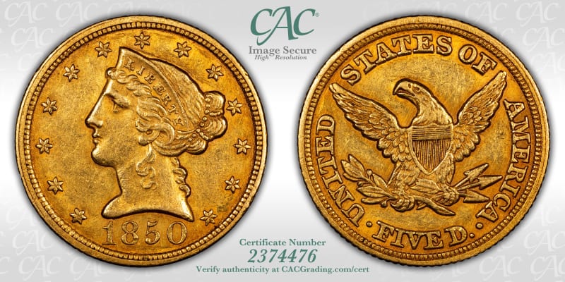 CAC Grading Coin Image Secure