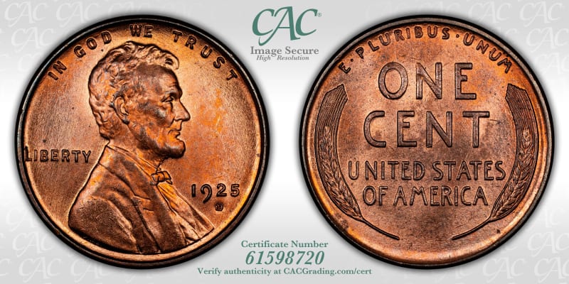 CAC Grading Coin Image Secure