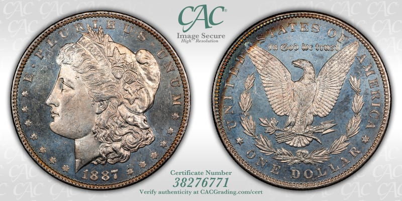 CAC Grading Coin Image Secure