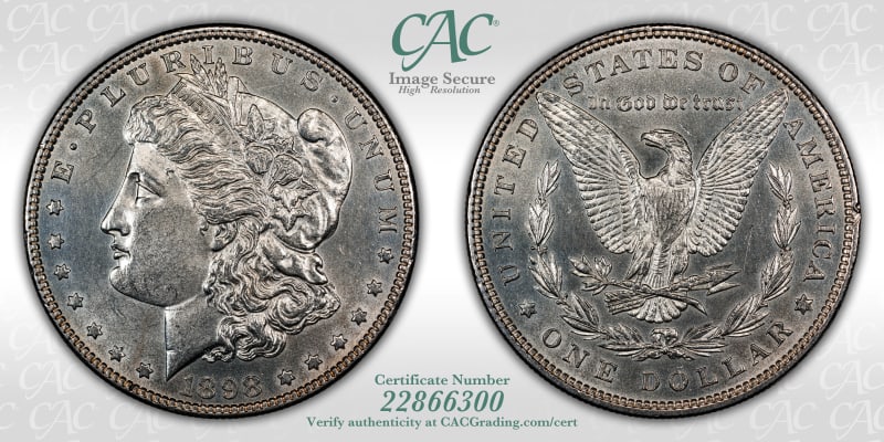 CAC Grading Coin Image Secure