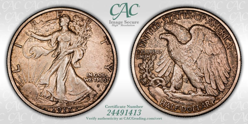 CAC Grading Coin Image Secure
