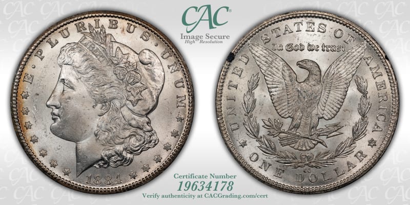 CAC Grading Coin Image Secure