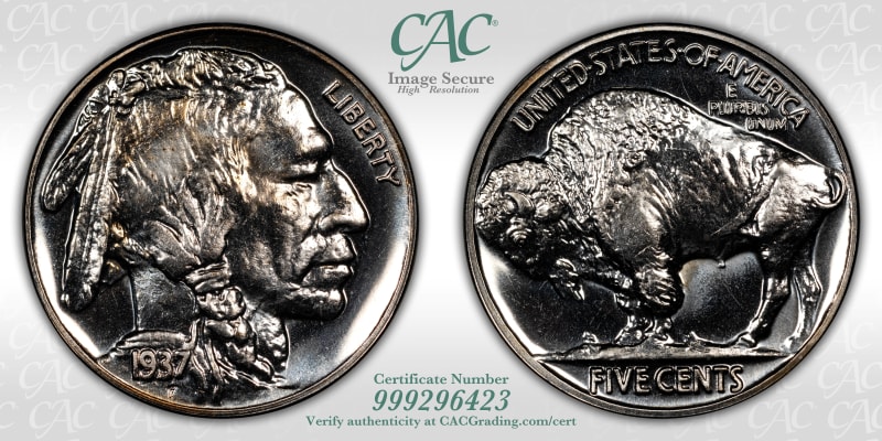 CAC Grading Coin Image Secure