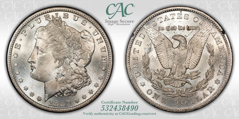 CAC Grading Coin Image Secure