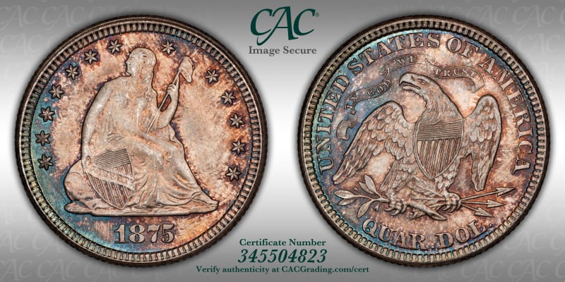 CAC Grading Coin Image Secure