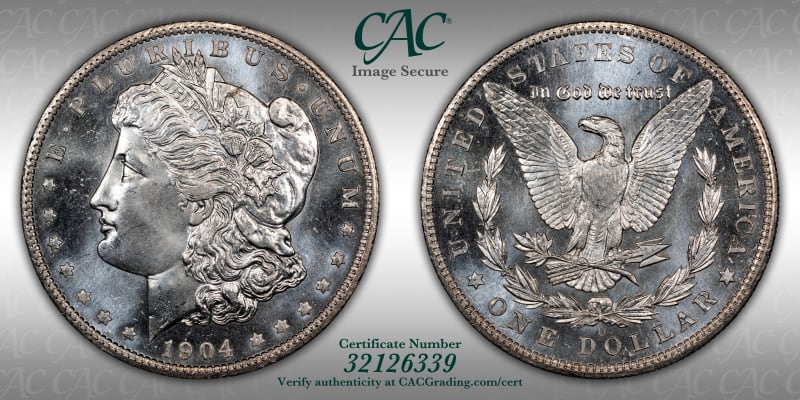 CAC Grading Coin Image Secure