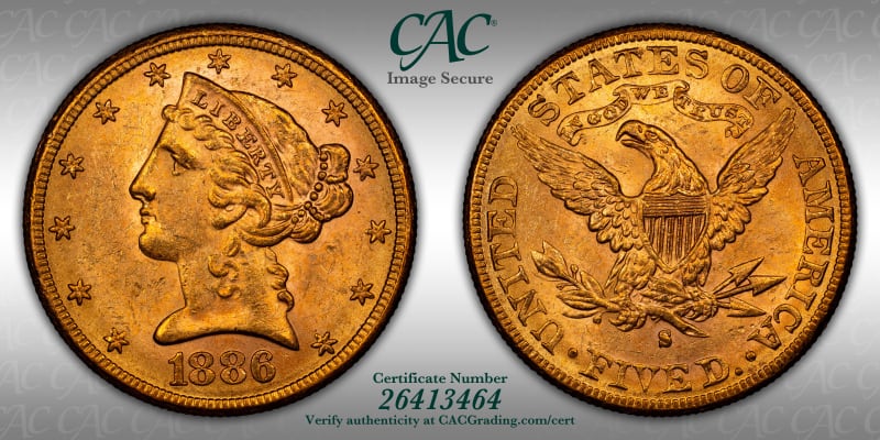 CAC Grading Coin Image Secure