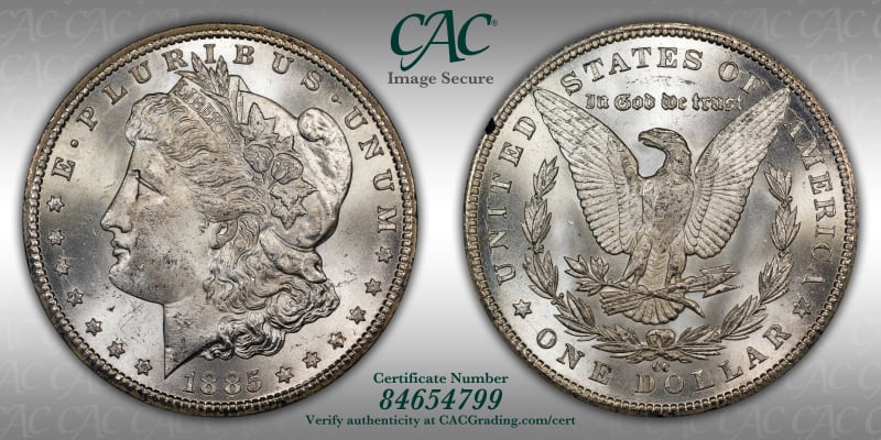 CAC Grading Coin Image Secure
