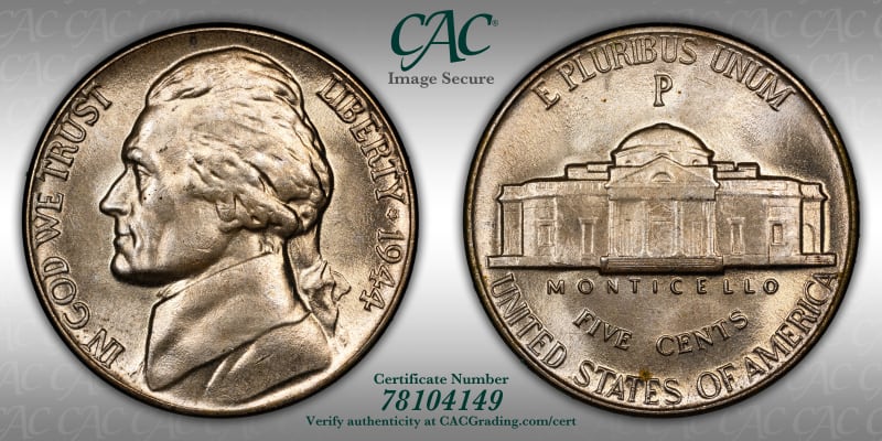 CAC Grading Coin Image Secure