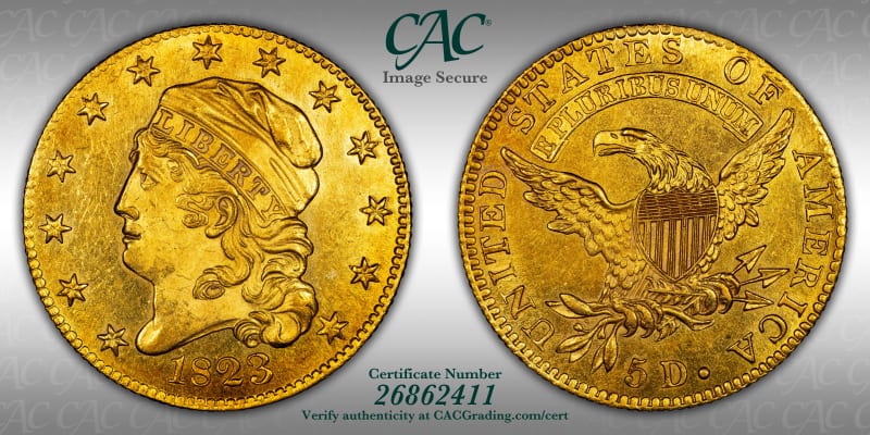 CAC Grading Coin Image Secure