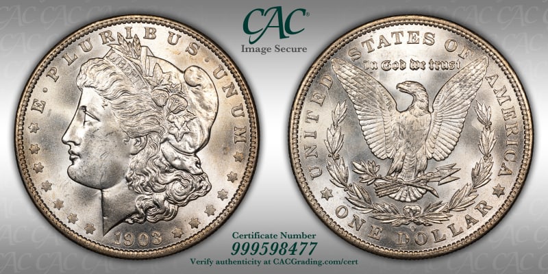 CAC Grading Coin Image Secure