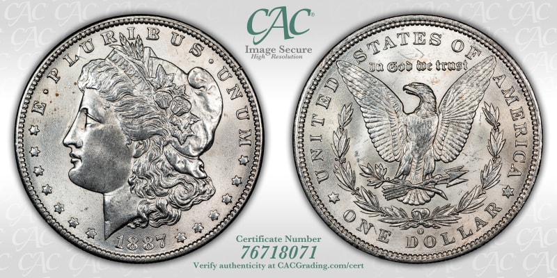 CAC Grading Coin Image Secure