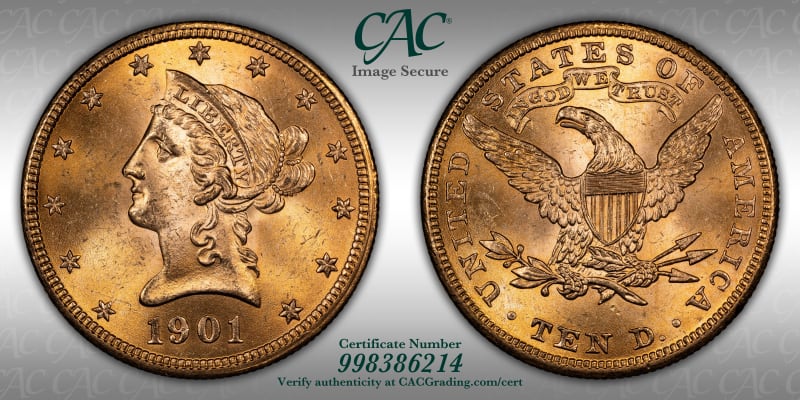 CAC Grading Coin Image Secure