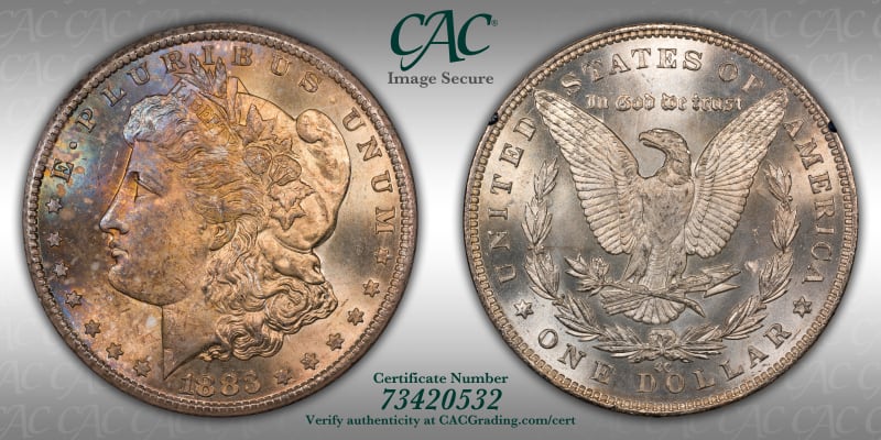 CAC Grading Coin Image Secure