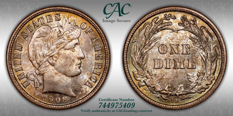 CAC Grading Coin Image Secure