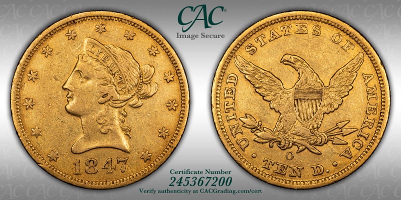 CAC Grading Coin Image Secure