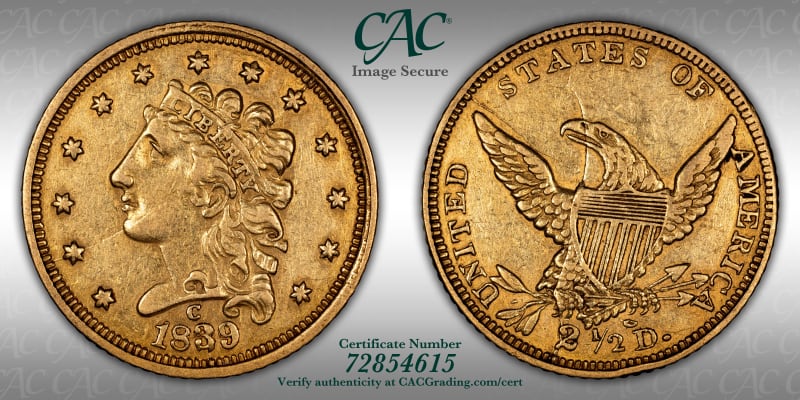 CAC Grading Coin Image Secure