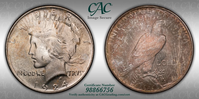 CAC Grading Coin Image Secure