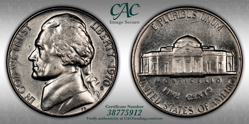 CAC Grading Coin Image Secure
