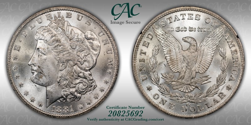 CAC Grading Coin Image Secure