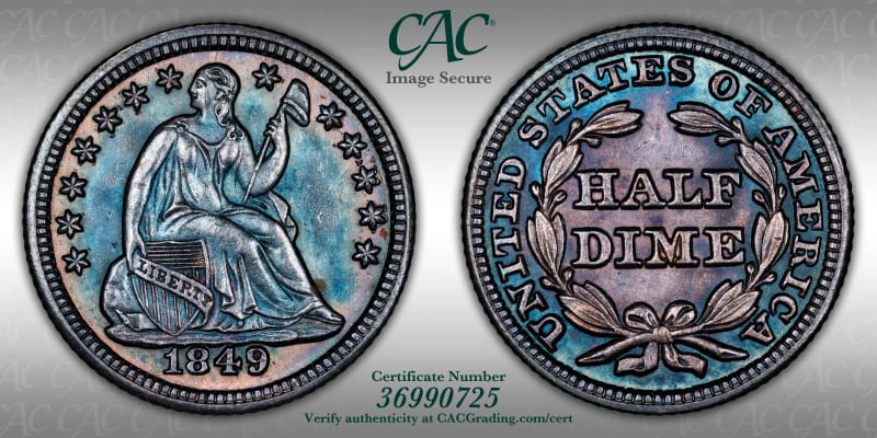 CAC Grading Coin Image Secure