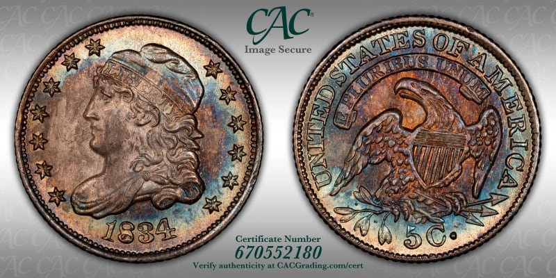 CAC Grading Coin Image Secure