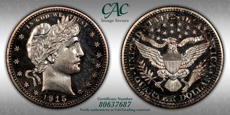CAC Grading Coin Image Secure