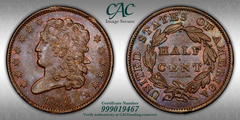 CAC Grading Coin Image Secure