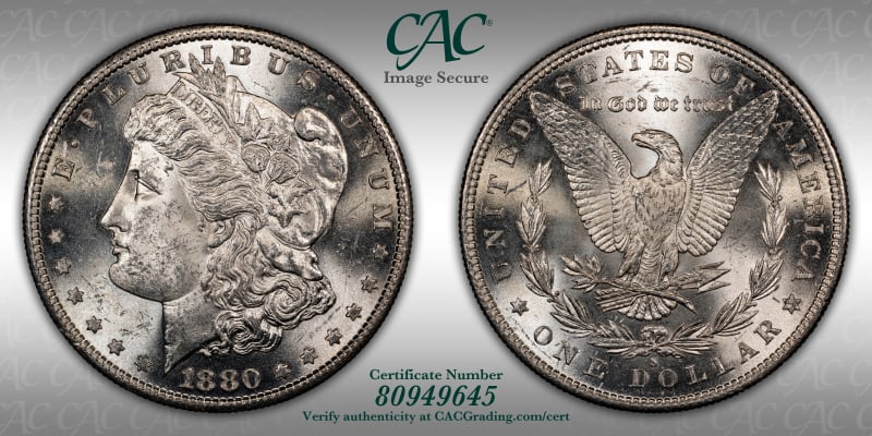 CAC Grading Coin Image Secure