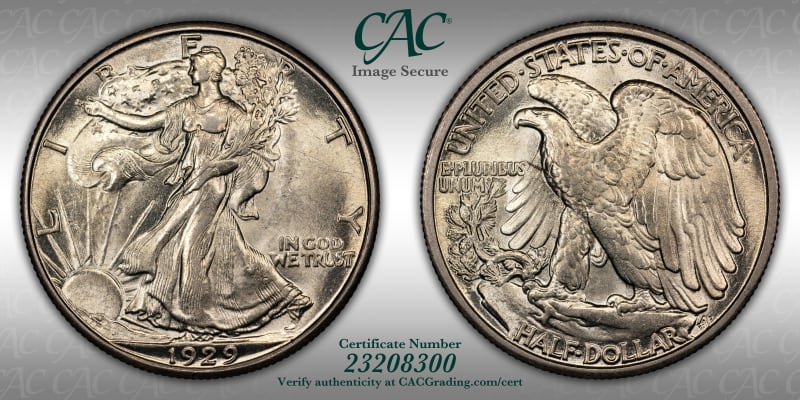 CAC Grading Coin Image Secure