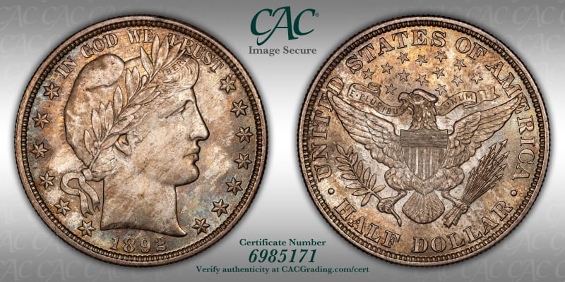 CAC Grading Coin Image Secure