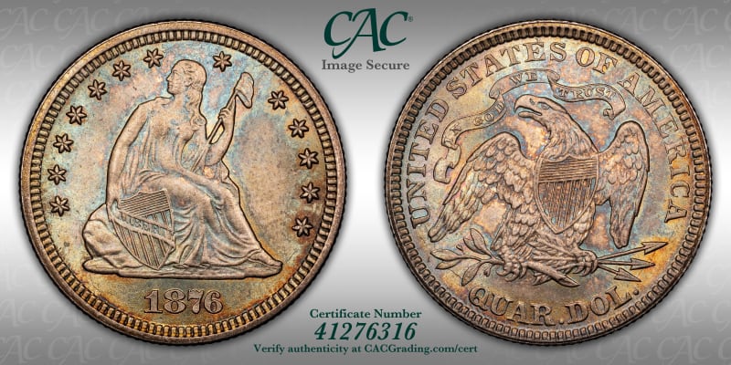 CAC Grading Coin Image Secure