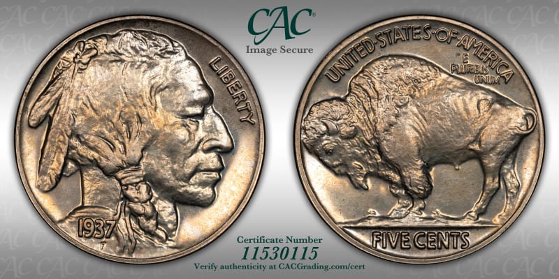 CAC Grading Coin Image Secure