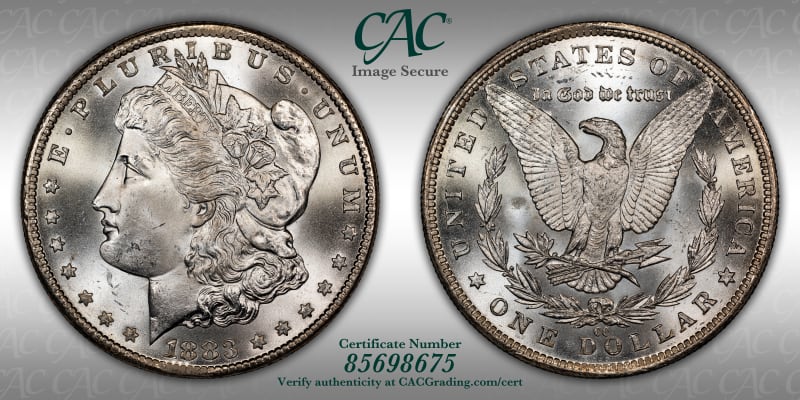 CAC Grading Coin Image Secure