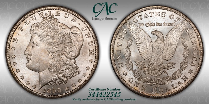 CAC Grading Coin Image Secure