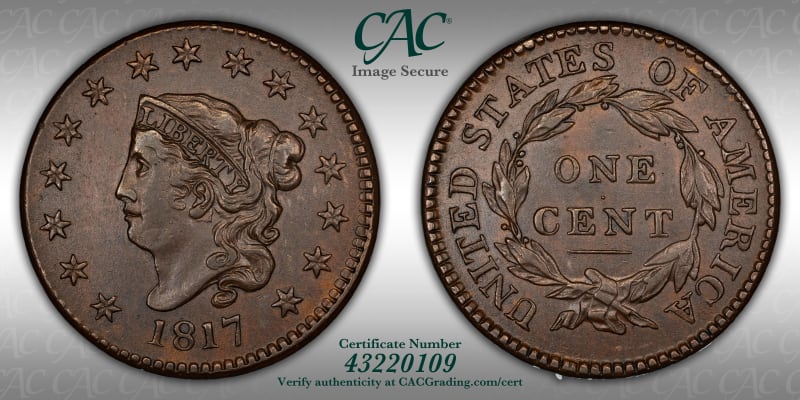 CAC Grading Coin Image Secure